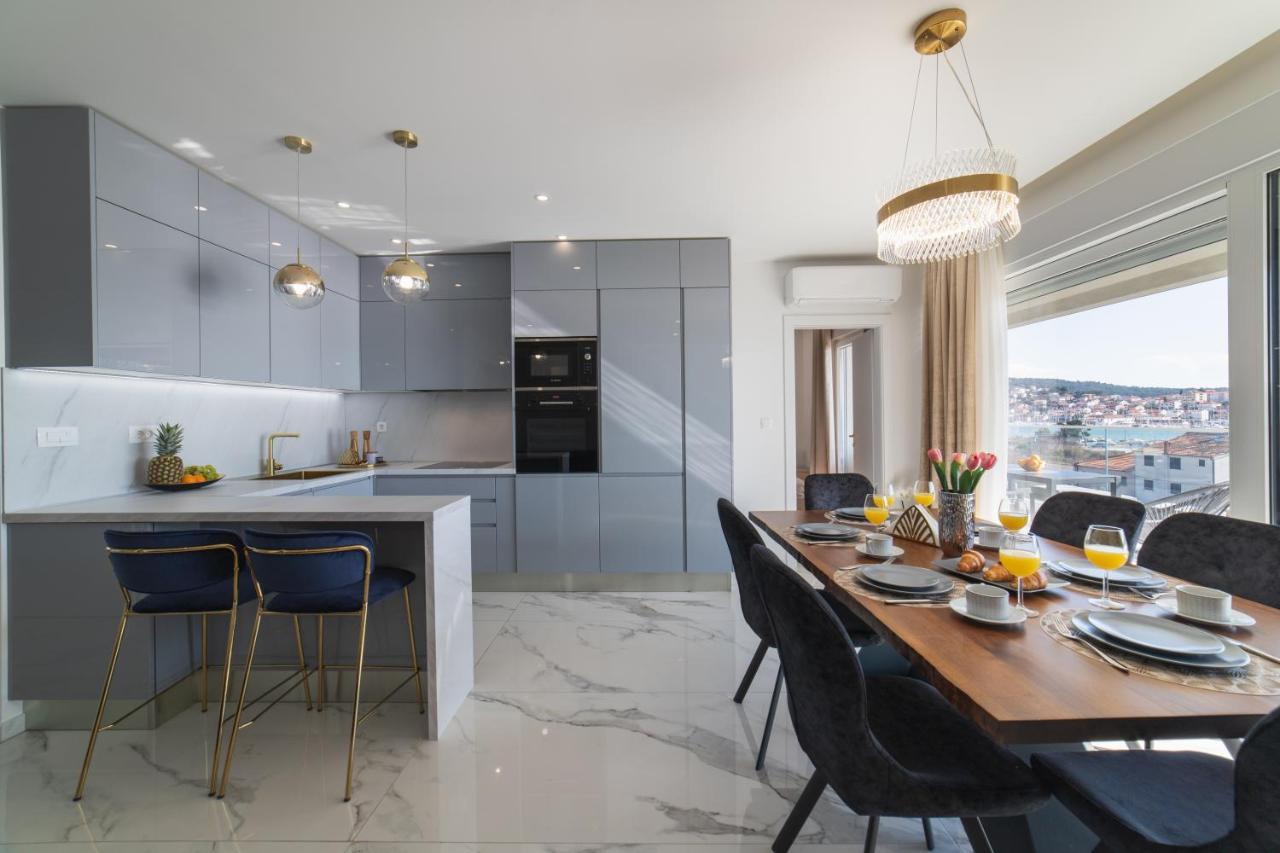 Apartman Blue Wave Trogir Kültér fotó